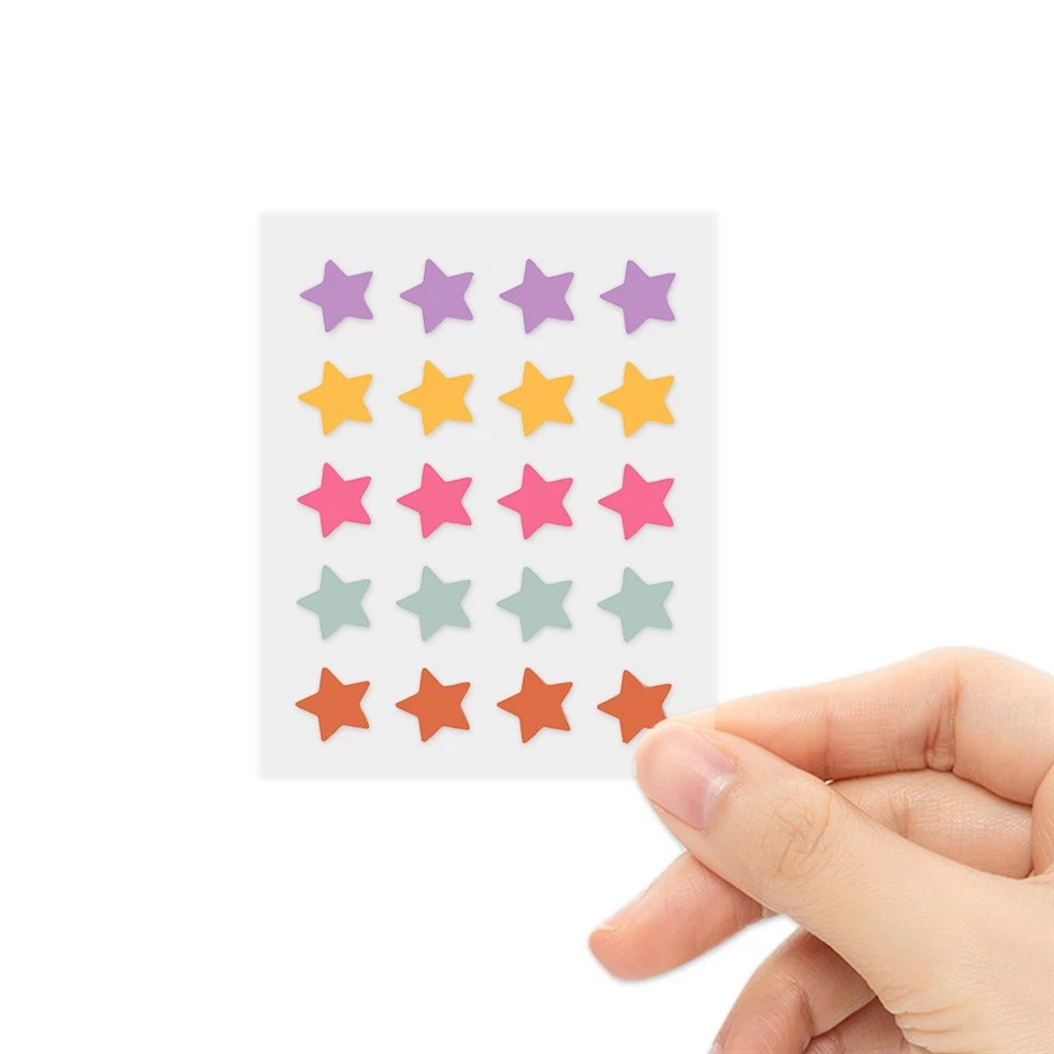 Colorful Star Pimple Patches Hydrocolloid Acne Patch With Salicylic Acid & Tea Tree Oil